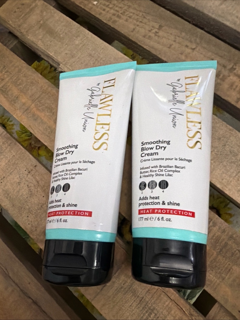 2- FLAWLESS by Gabrielle Union Smoothing Blow Dry Cream